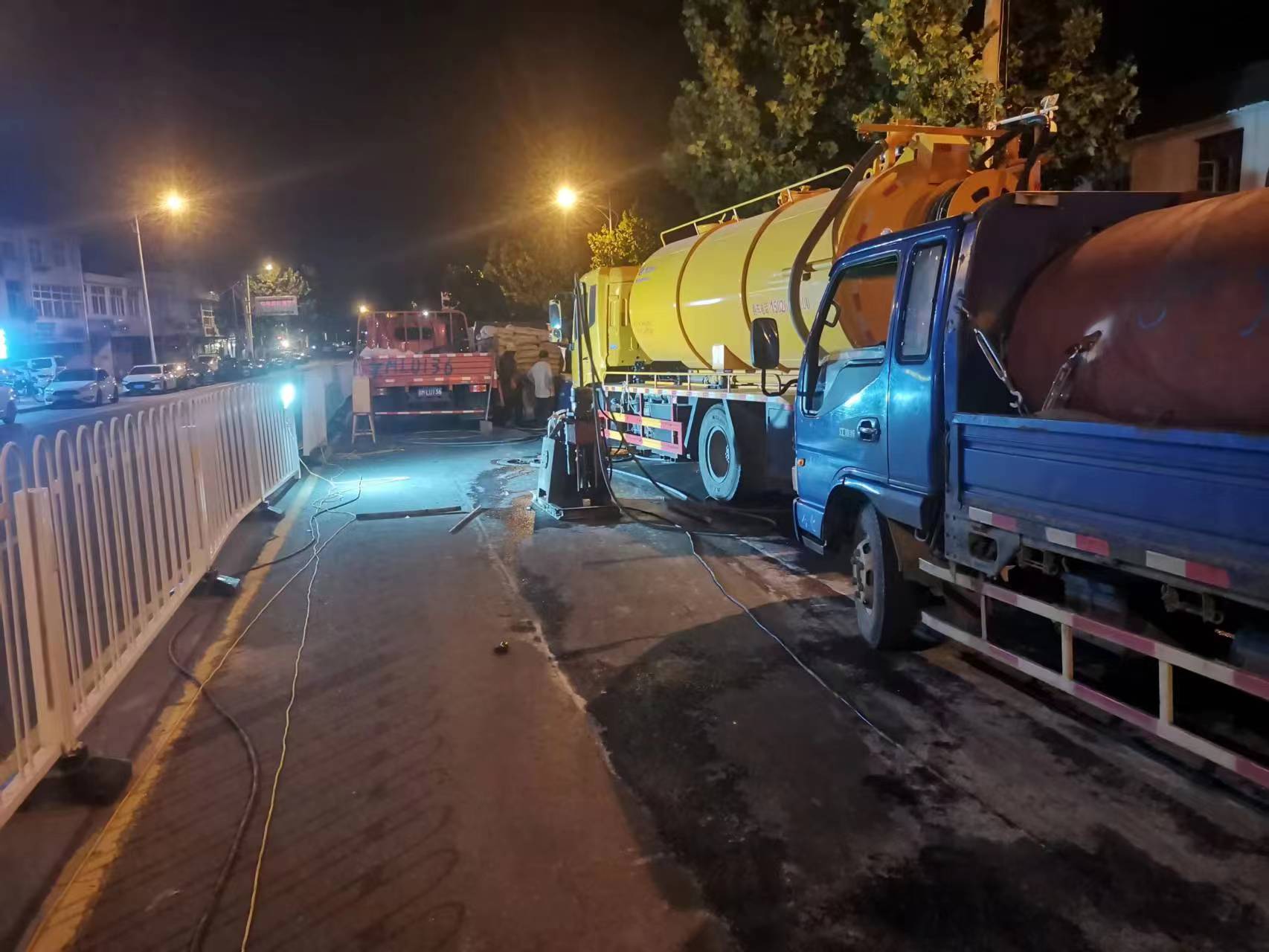 北海街道路面压密注浆